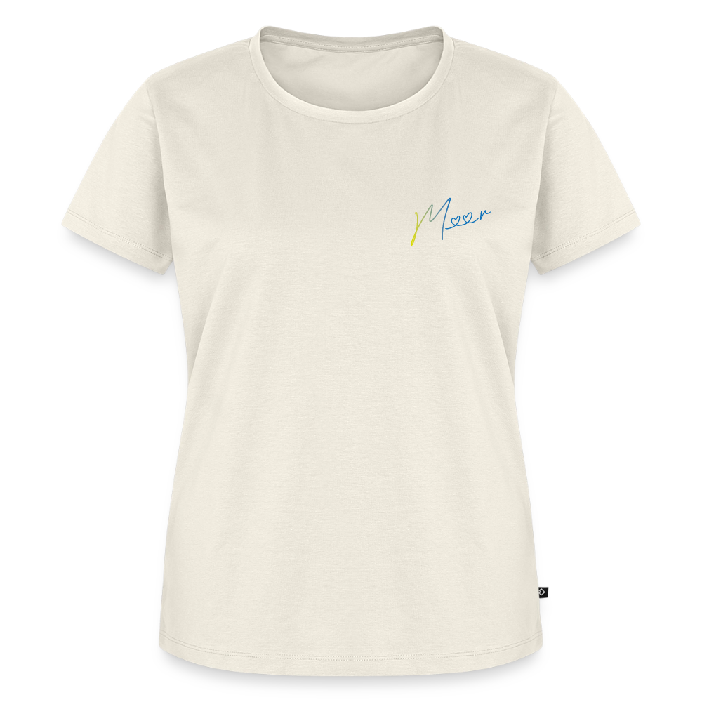 Damen Premium Bio T-Shirt - Meer - Naturweiß
