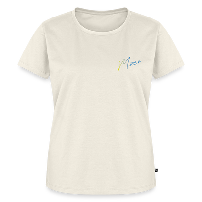 Damen Premium Bio T-Shirt - Meer - Naturweiß