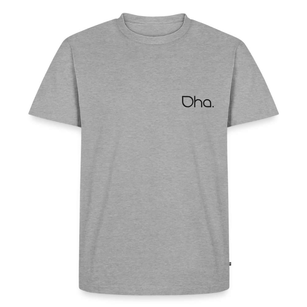 Oha Männer Premium T-Shirt - Grau meliert