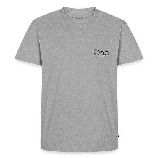 Oha Männer Premium T-Shirt - Grau meliert