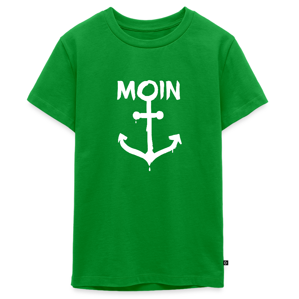 Teenager Premium T-Shirt - Moin Anker (weiss) - Grün