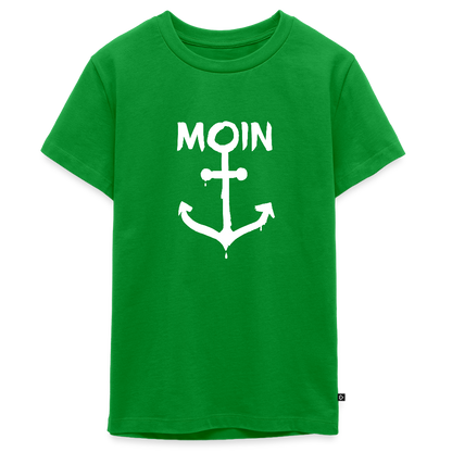 Teenager Premium T-Shirt - Moin Anker (weiss) - Grün