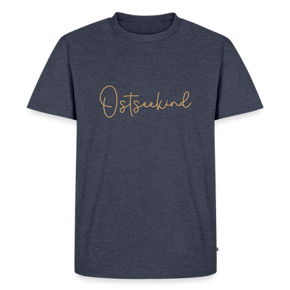 Herren Premium T-Shirt - Ostseekind - Jeansblau 