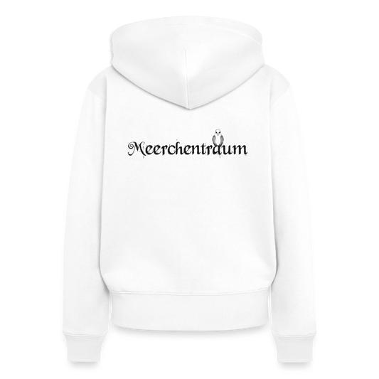 Meerchentraum - Damen Premium Kapuzenjacke - Weiß