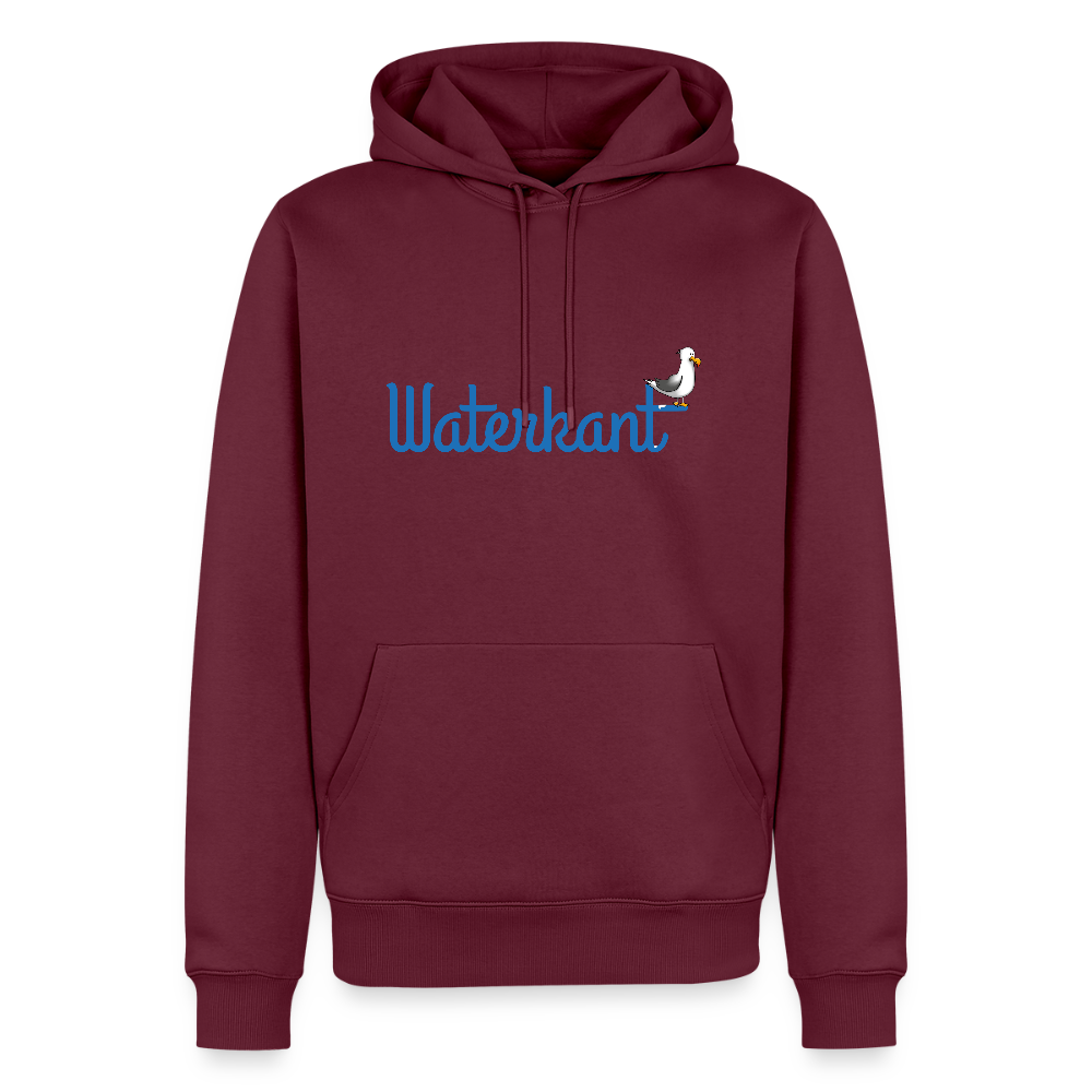 Herren Premium Hoodie - Waterkant - Burgunderrot