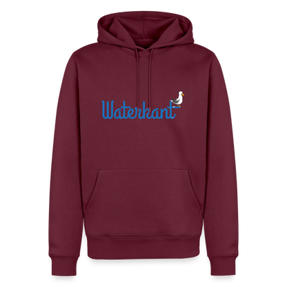Herren Premium Hoodie - Waterkant - Burgunderrot