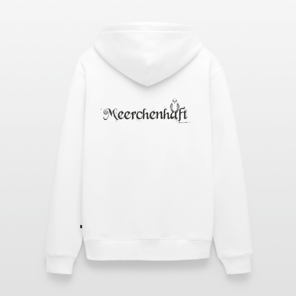 Meerchenhaft Herren Premium Kapuzenjacke im nordischen Stil - Weiß