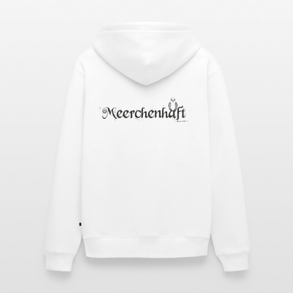 Meerchenhaft Herren Premium Kapuzenjacke im nordischen Stil - Weiß