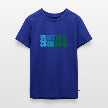 Teenager Premium T-Shirt "Schietegal" - Royalblau