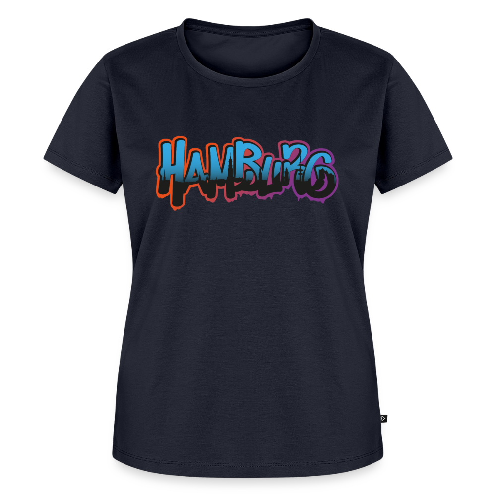 Damen Premium Bio T-Shirt - Hamburg - Navy