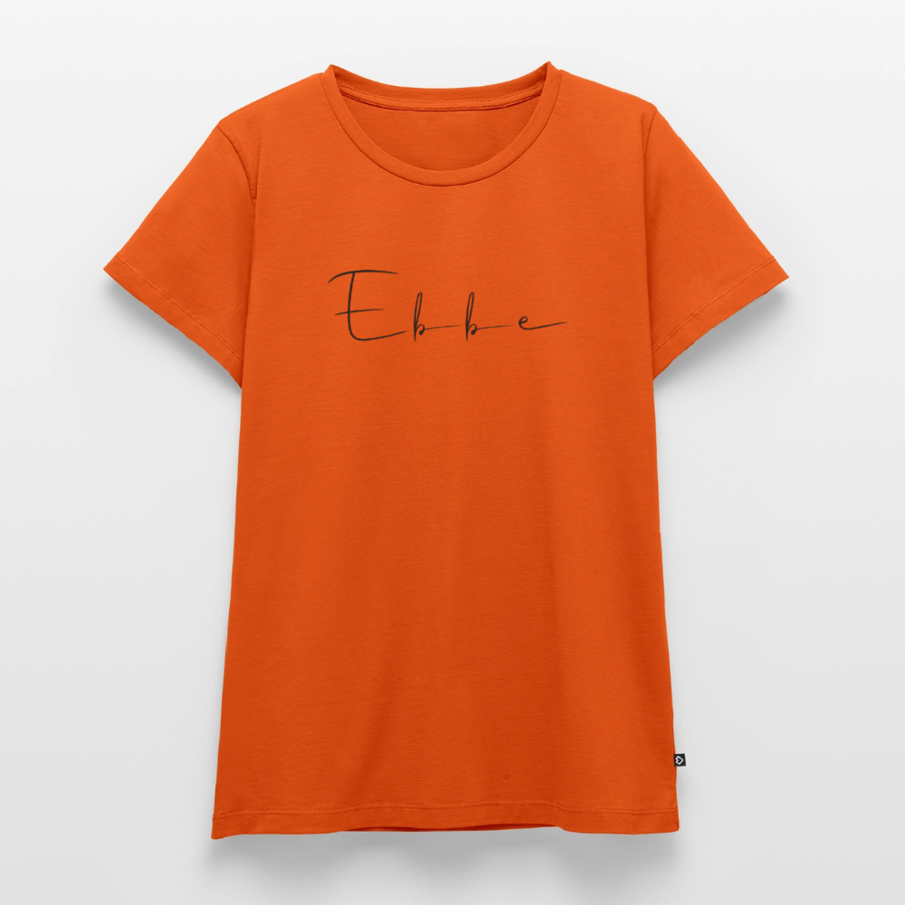 Ebbe - Damen Premium Bio T-Shirt - Orange 