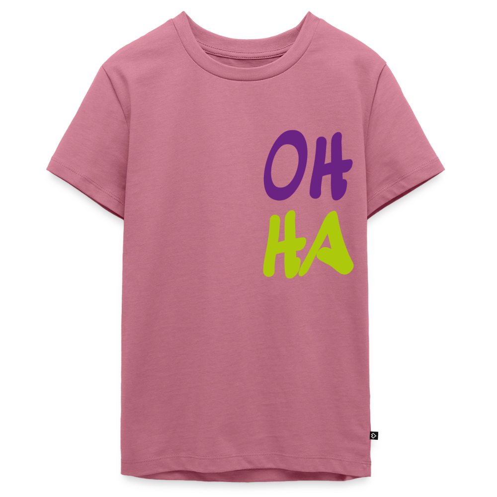 Teenager Premium T-Shirt "Oh ha" - Mauve