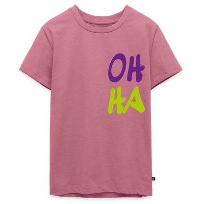 Teenager Premium T-Shirt "Oh ha" - Mauve