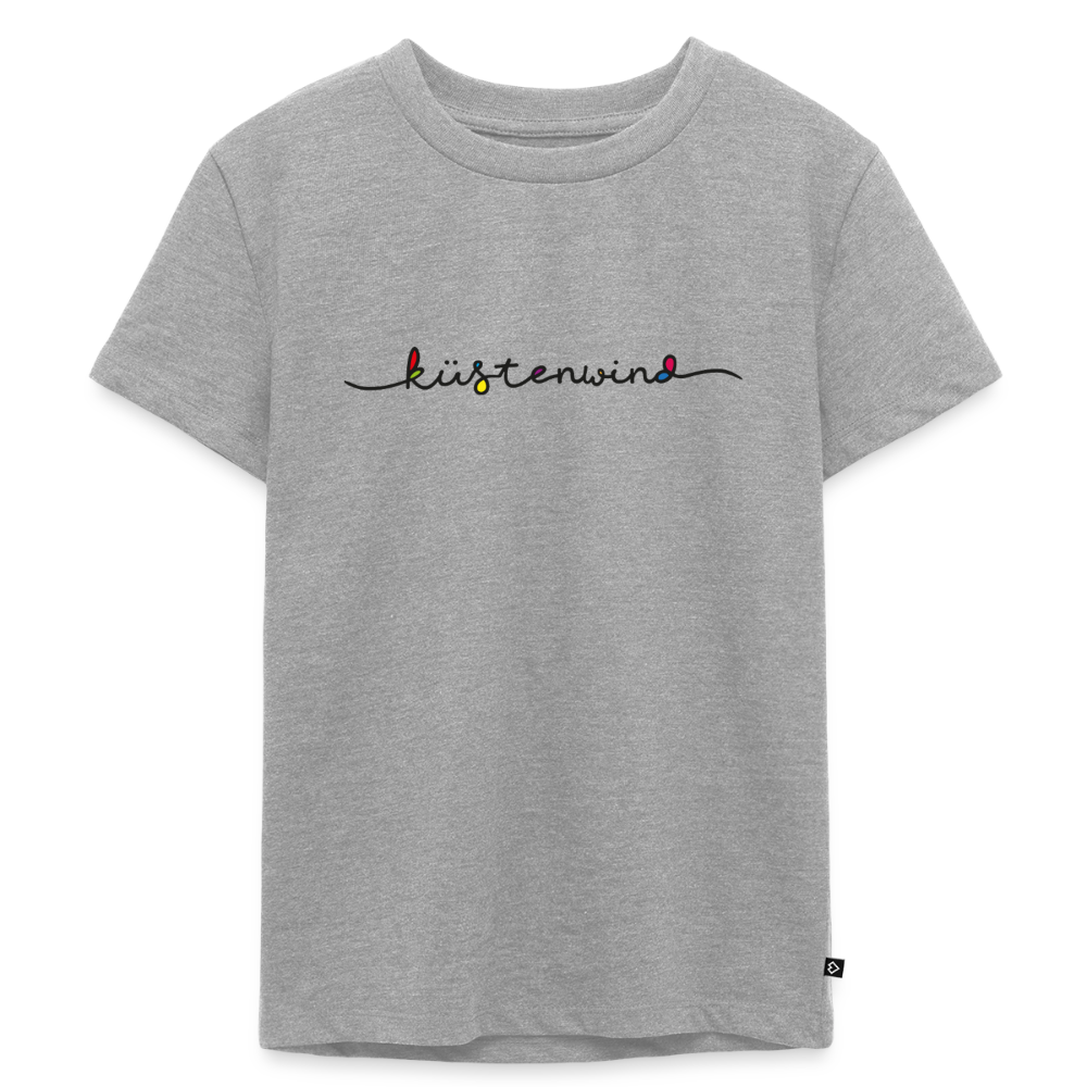 Küstenwind - Kinder Premium T-Shirt - Grau meliert