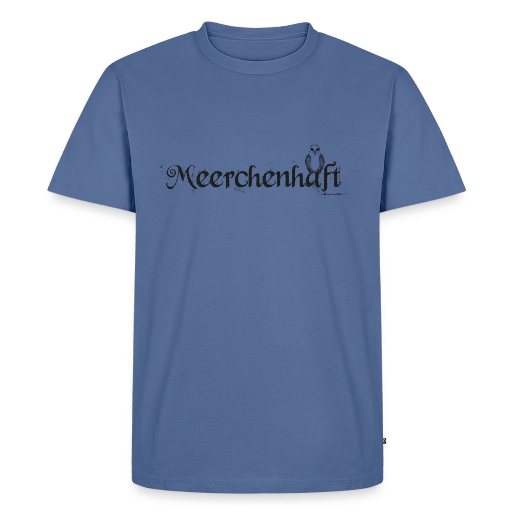 Meerchenhaft Herren Premium T-Shirt im nordischen Stil - Taubenblau
