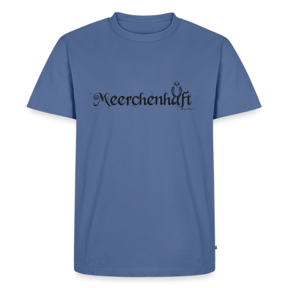 Meerchenhaft Herren Premium T-Shirt im nordischen Stil - Taubenblau