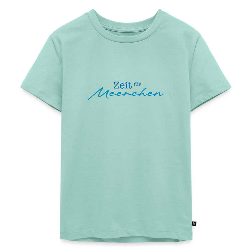 Kinder Premium T-Shirt "Zeit für Meerchen" - Mint 