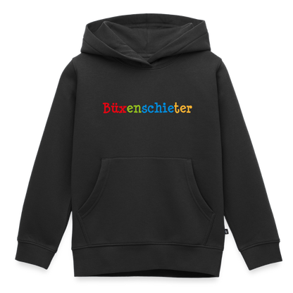 Kinder/Teenager Premium Hoodie "Büxenschieter" - Schwarz
