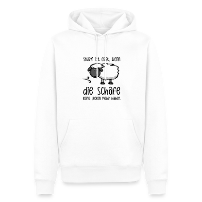 Herren Premium Hoodie - Schaf - Weiß