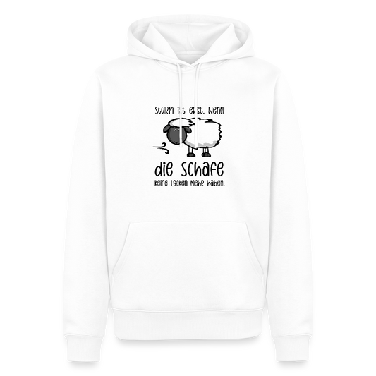 Herren Premium Hoodie - Schaf - Weiß