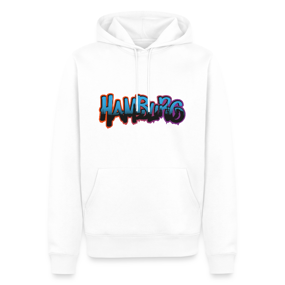 Herren Premium Hoodie - Hamburg - Weiß