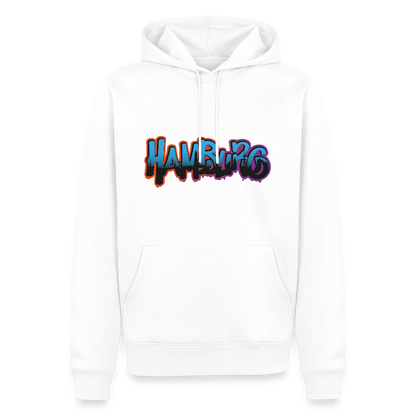 Herren Premium Hoodie - Hamburg - Weiß