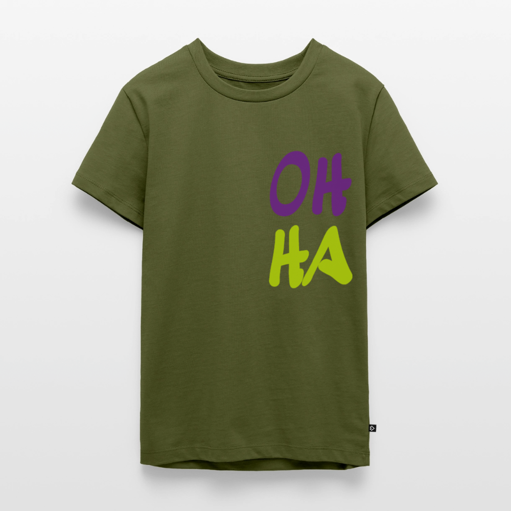 Teenager Premium T-Shirt "Oh ha" - Khaki