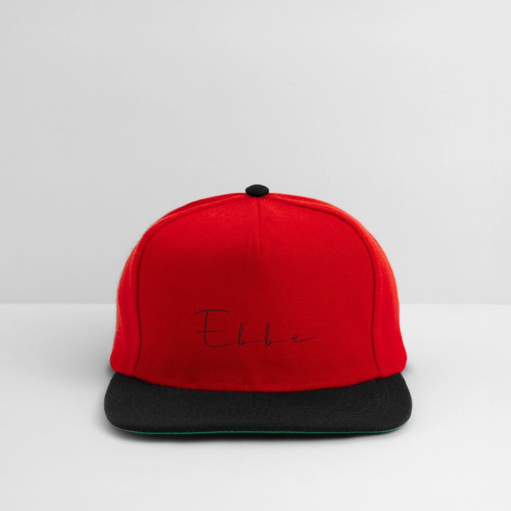Ebbe - Snapback Cap - Rot/Schwarz