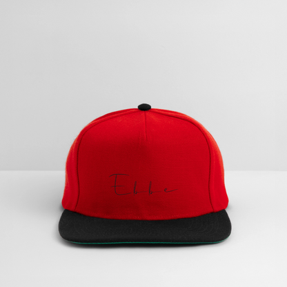 Ebbe - Snapback Cap - Rot/Schwarz