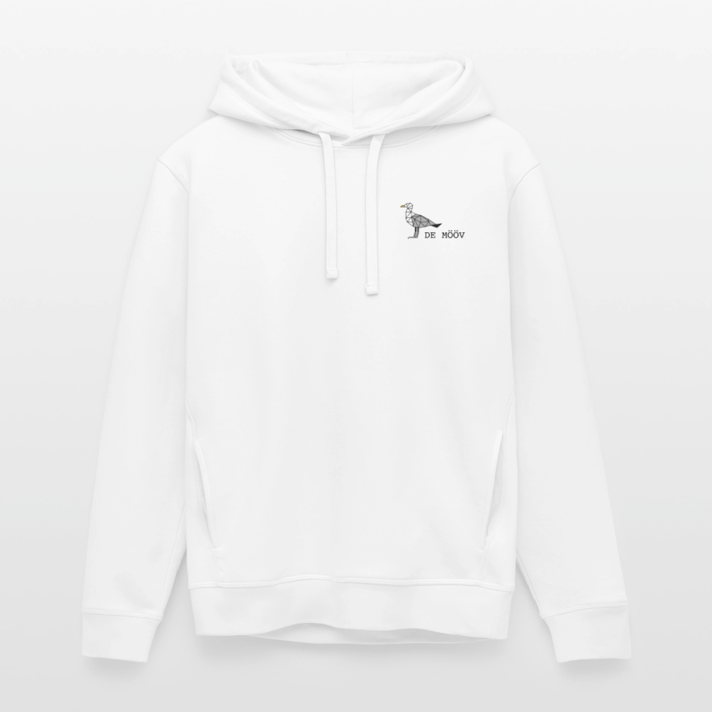 Unisex Bio-Hoodie - de Mööv - Weiß