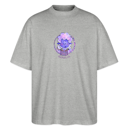 Unisex Oversized Bio T-Shirt - Eigenwollig - Grau meliert