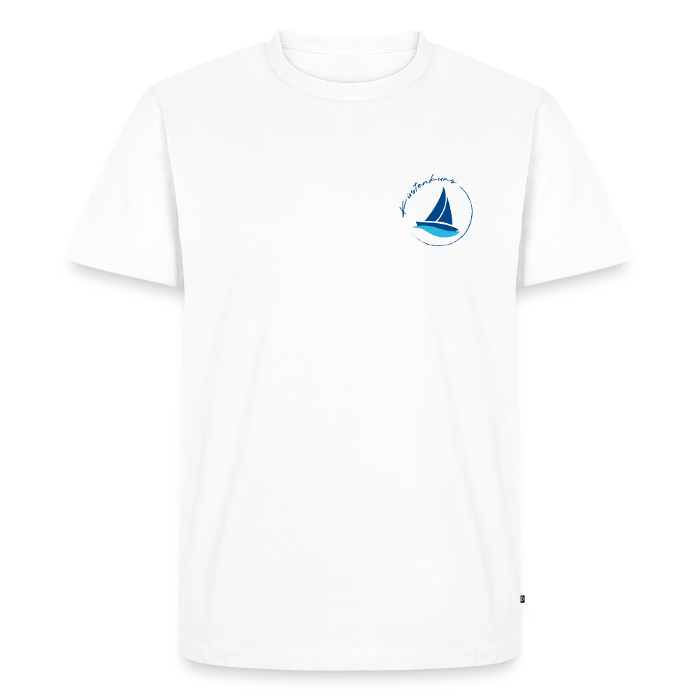 Küstenkurs - Herren Premium Bio T-Shirt - Weiß
