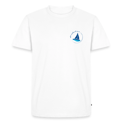 Küstenkurs - Herren Premium Bio T-Shirt - Weiß
