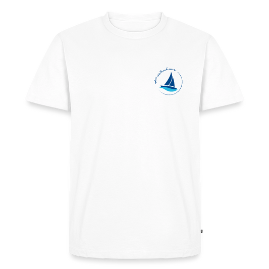 Küstenkurs - Herren Premium Bio T-Shirt - Weiß