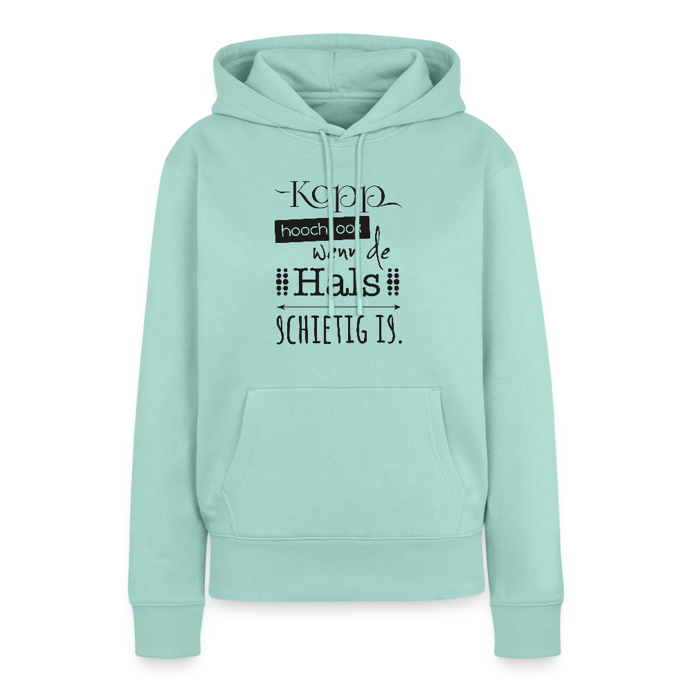 Damen Premium Hoodie - Kopp hooch - Mint 