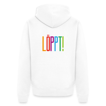 Herren Premium Kapuzenjacke - Löppt! - Weiß