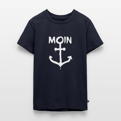 Teenager Premium T-Shirt - Moin Anker (weiss) - Navy
