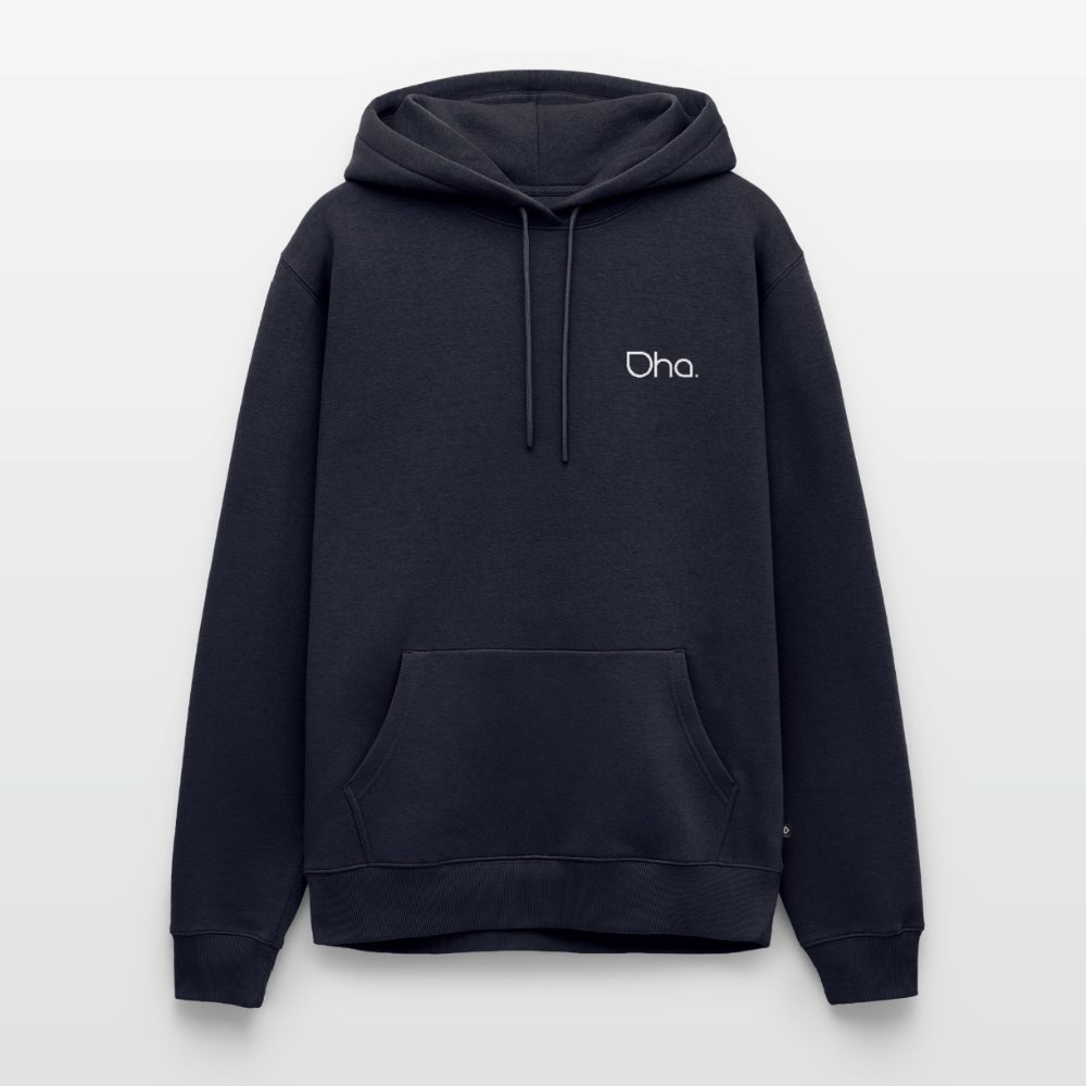 Oha (weiß) - Herren Premium Hoodie - Navy