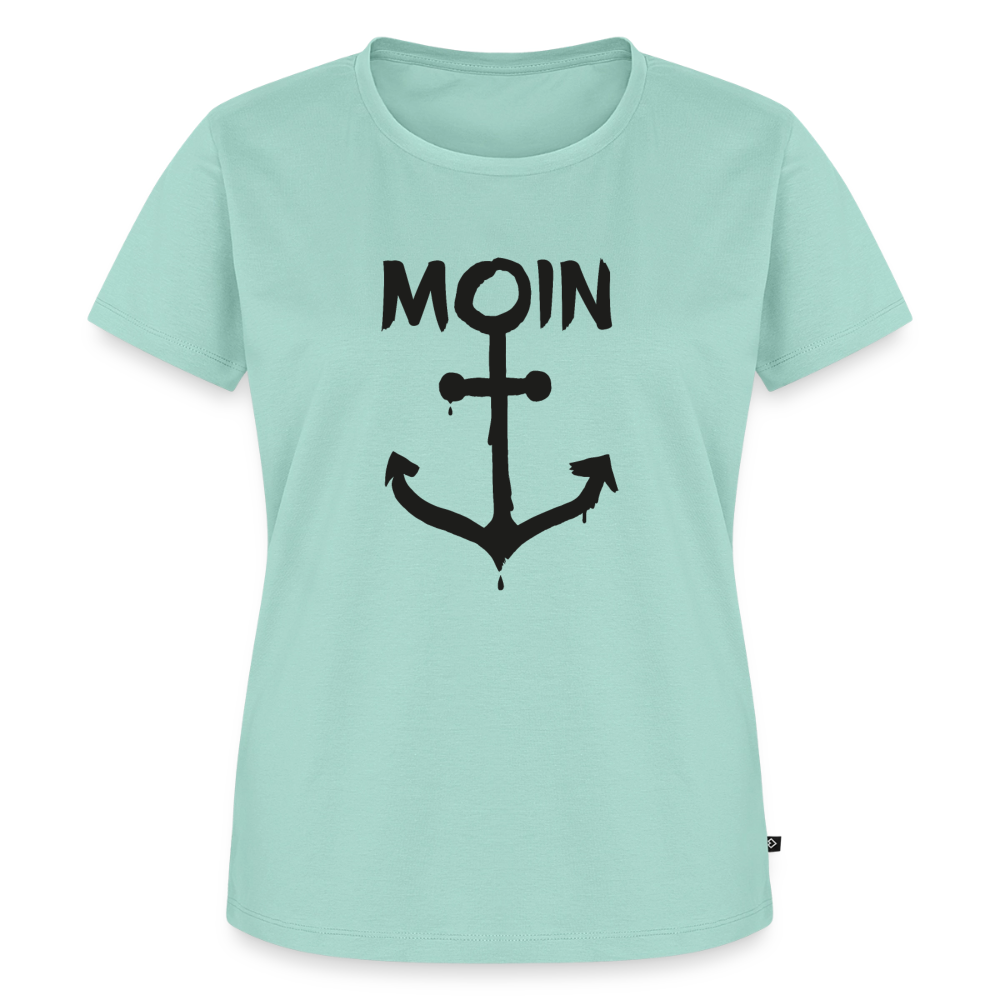 Damen Premium Bio T-Shirt - Moin Anker - Mint 