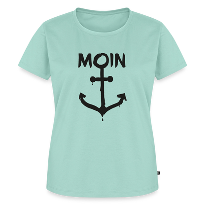 Damen Premium Bio T-Shirt - Moin Anker - Mint 