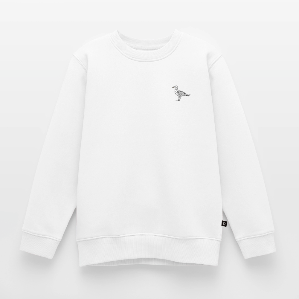 Möwe - Kinder Premium Pullover - Weiß