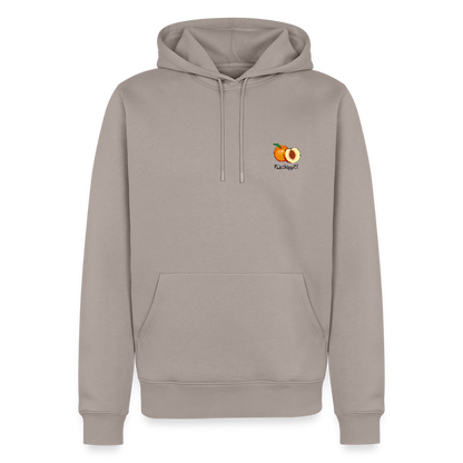 Herren Premium Hoodie - Plüschappel - Taupe