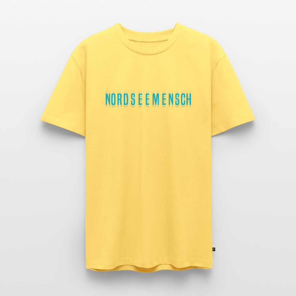 Nordseemensch - Herren Premium T-Shirt - Pastellgelb