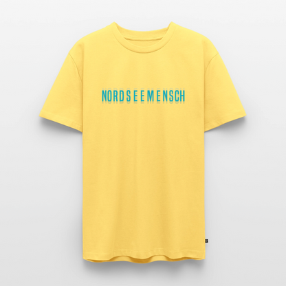 Nordseemensch - Herren Premium T-Shirt - Pastellgelb