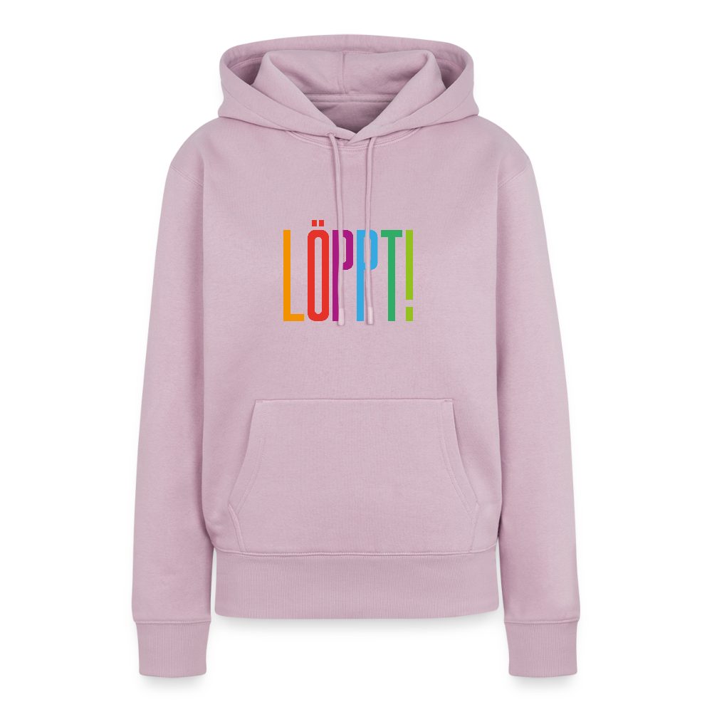 Damen Premium Hoodie - Löppt! - Altrosa