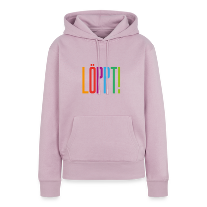 Damen Premium Hoodie - Löppt! - Altrosa