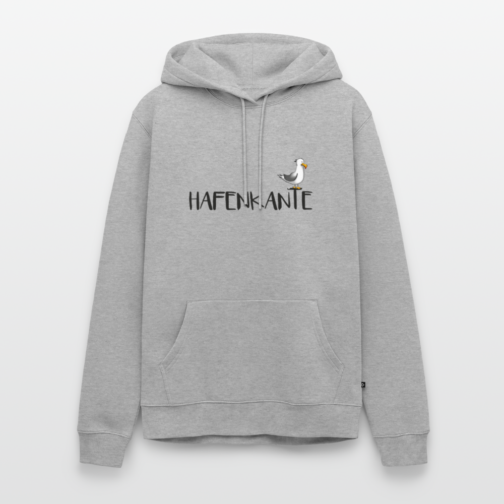 Hafenkante - Herren Premium Hoodie - Grau meliert