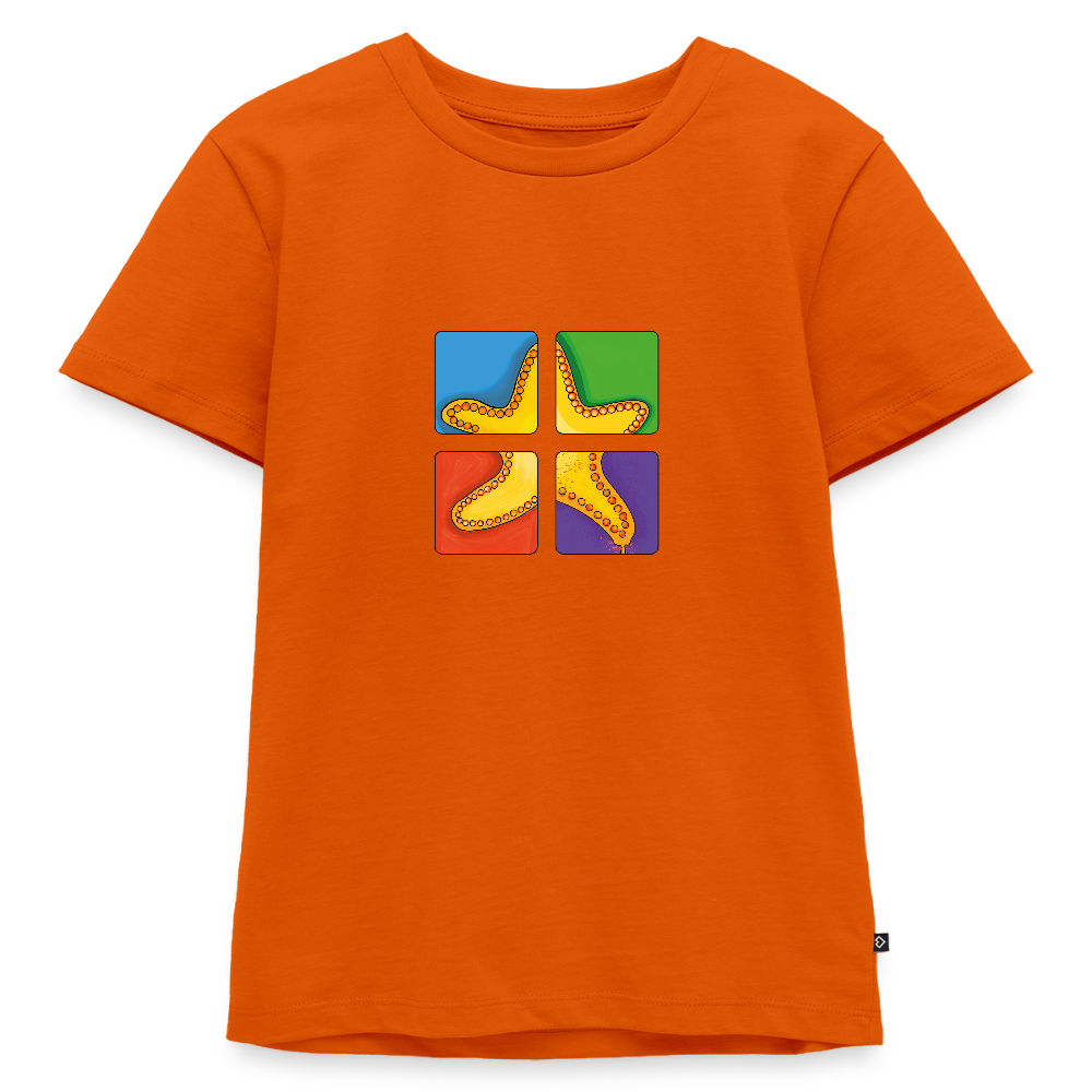 Kinder Premium T-Shirt - Seestern - Orange 