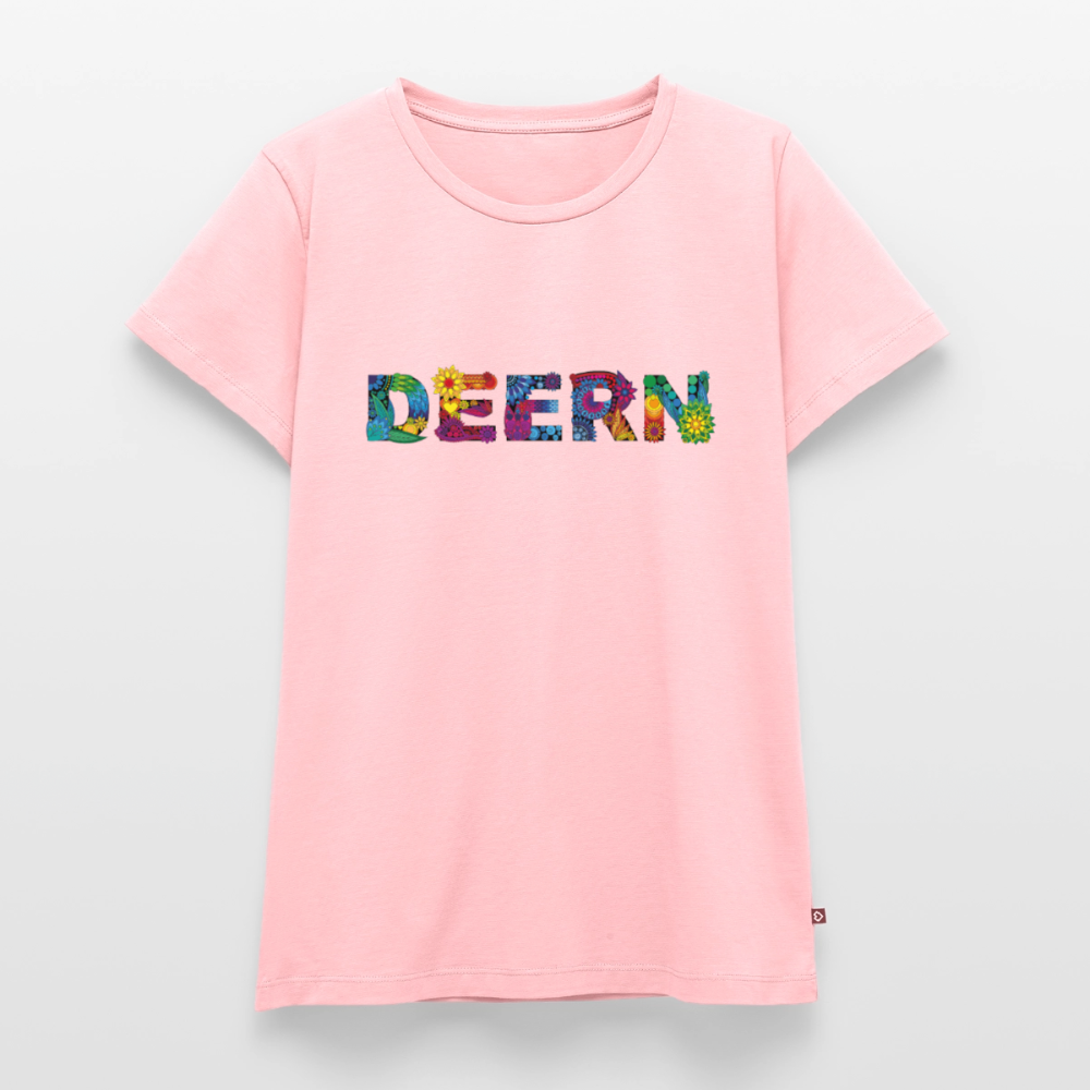 Damen Premium Bio T-Shirt - Deern - Rosa