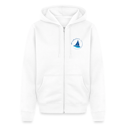 Küstenzeit - Herren Premium Kapuzenjacke - Weiß